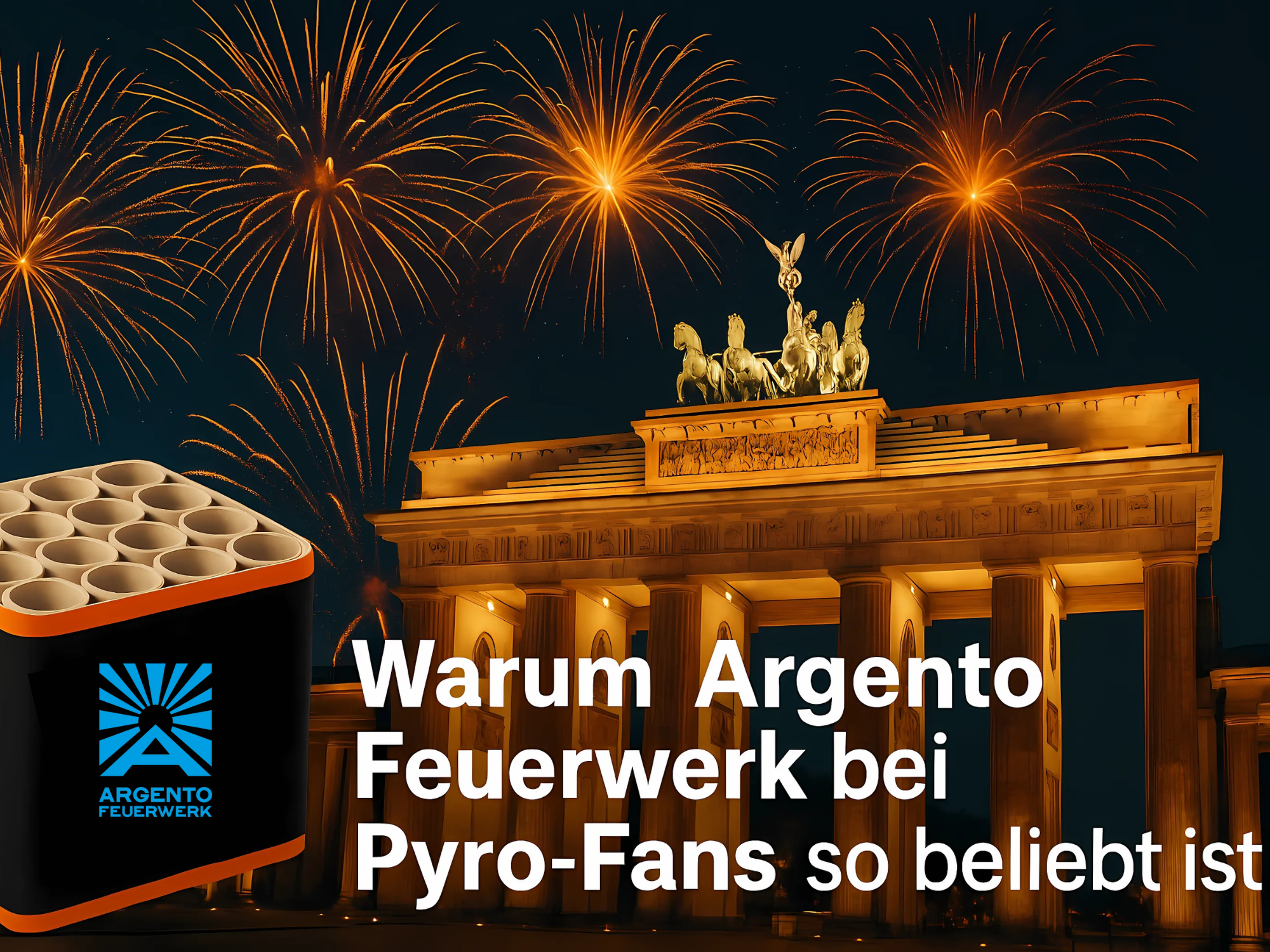 Argento Feuerwerk – Beliebt bei Pyro-Fans in Berlin